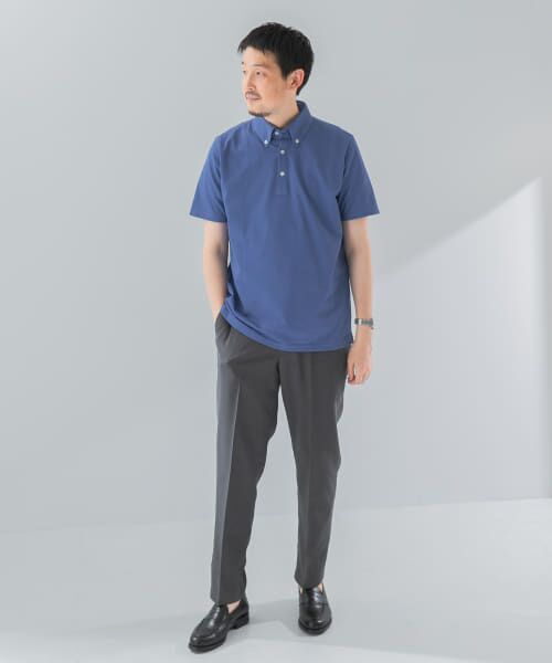 美品★アーバンリサーチ　ポロシャツ　半袖　ブラック　L　1.9万　綿　紺　春夏 セール】SHADE TECH ポロシャツ（ポロシャツ）｜URBAN RESEARCH