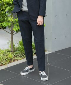 『イージーケア』LIFE STYLE TAILOR　シアサッカーコンフォータブルパンツ