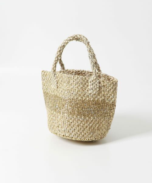 新品タグ付き　アフリカンスクエア　アクリルサイザルバッグ　アーバンリサーチ セール】AFRICAN SQUARE/アフリカンスクエア アクリルサイザル