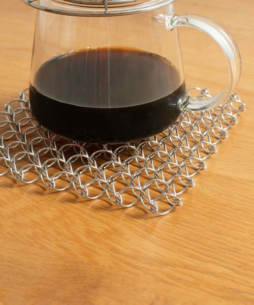 ＊＊URBAN RESEARCH DOORS / アーバンリサーチ ドアーズ キッチンツール | CINQ　ワイヤー鍋敷き（シルバー）