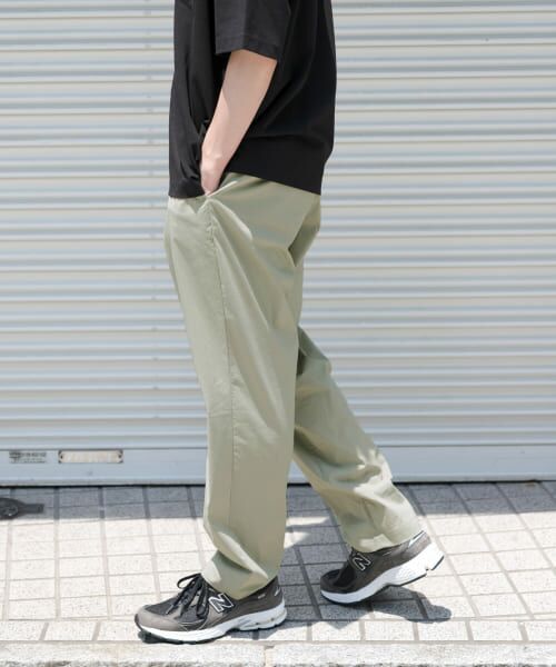 ＊＊URBAN RESEARCH DOORS / アーバンリサーチ ドアーズ その他パンツ | FORK&SPOON　コットンナイロンストレッチパンツ（KHAKI）
