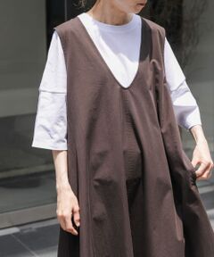 FORK&SPOON　ハイツイストコットンワイドTシャツ