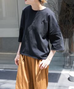 FORK&SPOON　ハイツイストコットンワイドTシャツ