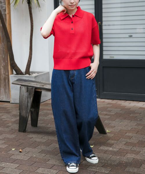 完売品*p(R)ojectR®(プロジェクトアール) ニットポロシャツ Mサイズ 完売品*p(R)ojectR®(プロジェクトアール) ニットポロシャツ Mサイズ p