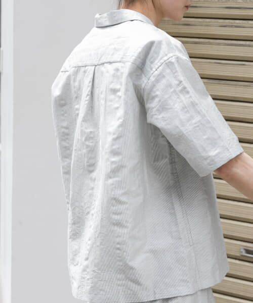 セール】 FORK&SPOON リネンワッシャーオープンカラーシャツ