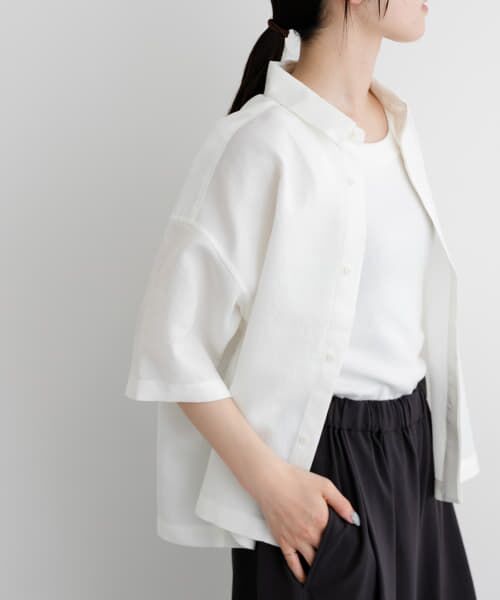 ＊＊URBAN RESEARCH DOORS / アーバンリサーチ ドアーズ シャツ・ブラウス | FORK&SPOON　ツイルフライフロントシャツ（OFF）