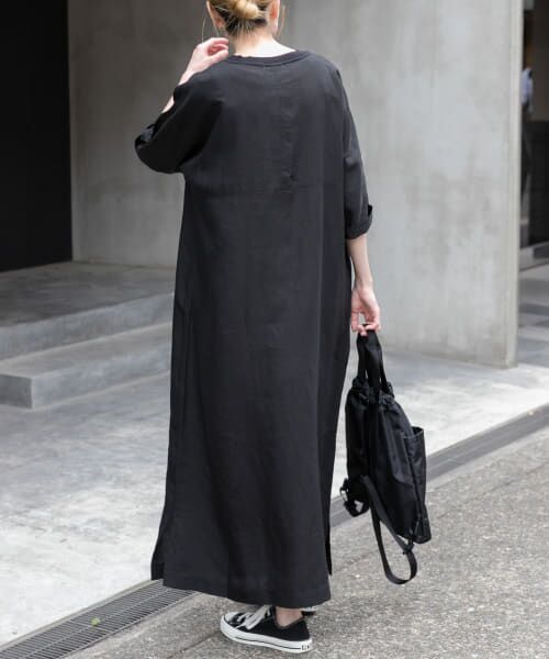 新品　Afa ワンピース セール】 FORK&SPOON リネン混プルオーバーワンピース