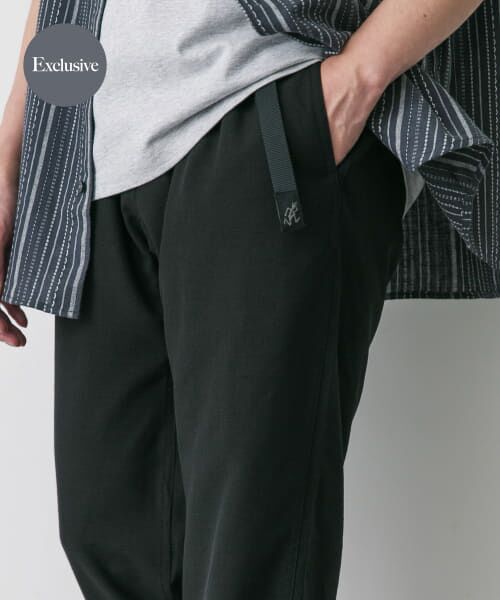 ＊＊URBAN RESEARCH DOORS / アーバンリサーチ ドアーズ その他パンツ | 『別注』Gramicci　Linen Blend Pants（BLACK）