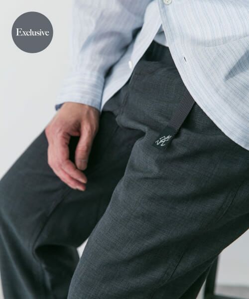 ＊＊URBAN RESEARCH DOORS / アーバンリサーチ ドアーズ その他パンツ | 『別注』Gramicci　Linen Blend Pants（CHARCOAL）