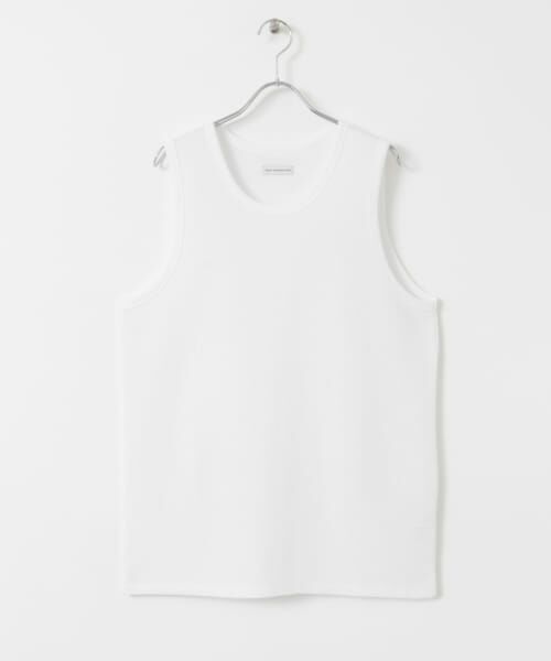 ＊＊URBAN RESEARCH DOORS / アーバンリサーチ ドアーズ タンクトップ | 吸水速乾ワッフルタンクトップ（WHITE）