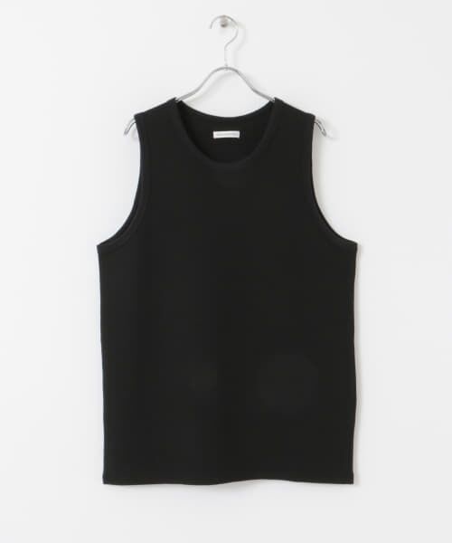 ＊＊URBAN RESEARCH DOORS / アーバンリサーチ ドアーズ タンクトップ | 吸水速乾ワッフルタンクトップ（BLACK）