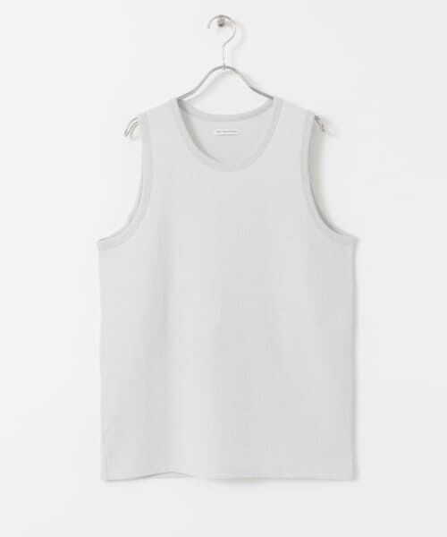 ＊＊URBAN RESEARCH DOORS / アーバンリサーチ ドアーズ タンクトップ | 吸水速乾ワッフルタンクトップ（GRAY）