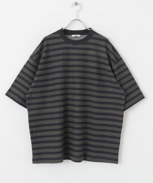 セール】 プリントボーダーショートスリーブTシャツ （Tシャツ