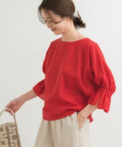 『WEB/一部店舗限定サイズ』『UR TECH 高機能リネン』キャンディースリーブブラウス