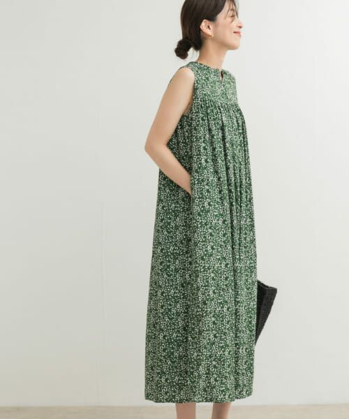 セール】 小花柄ノースリーブワンピース （ワンピース