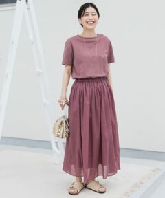 ＊＊URBAN RESEARCH DOORS / アーバンリサーチ ドアーズ ワンピース | 『UR TECH』ボイルカットドッキングワンピース