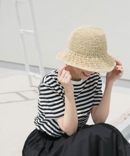 ＊＊URBAN RESEARCH DOORS / アーバンリサーチ ドアーズ ハット | ペーパーキリカエバケハ（NATURAL）
