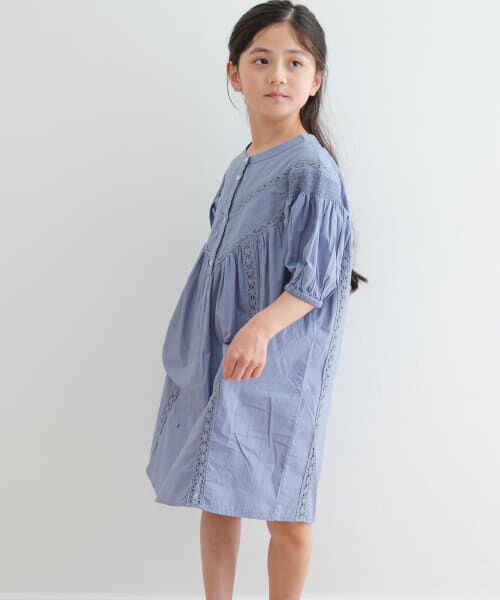 美品✨️アドーア 近年モデル マルチパターンレースワンピース ブルー Sサイズ セール】 ◇マルチタフタコンビネゾン （ワンピース）｜ADORE