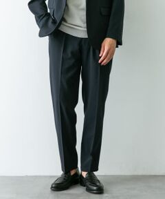 『イージーケア』LIFE STYLE TAILOR　メランジトロストレッチパンツ