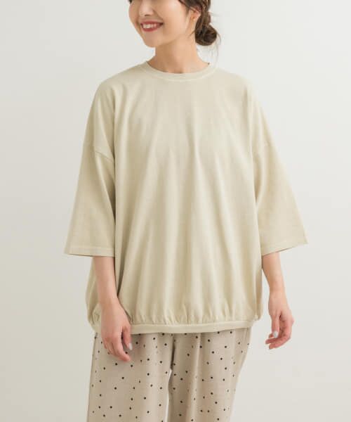 ＊＊URBAN RESEARCH DOORS / アーバンリサーチ ドアーズ Tシャツ | STAR&STRIPE　LOOSE T-SHIRTS（SAND）