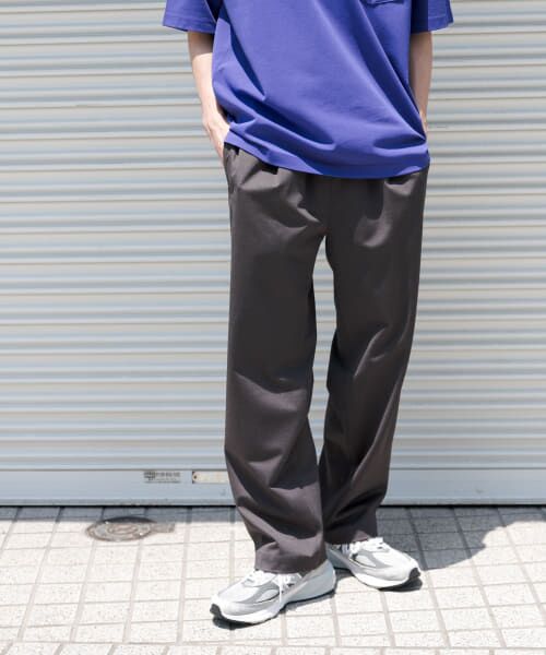 ＊＊URBAN RESEARCH DOORS / アーバンリサーチ ドアーズ その他パンツ | FORK&SPOON　SOLOTEXストレッチパンツ（CHARCOAL）