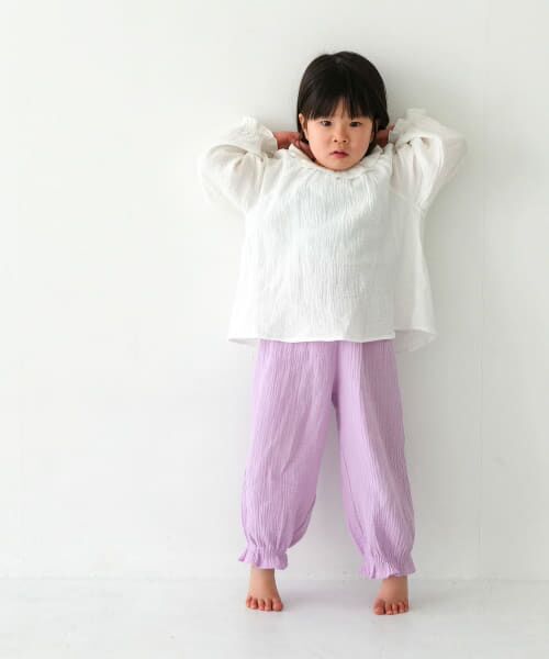 ＊＊URBAN RESEARCH DOORS / アーバンリサーチ ドアーズ パンツ | Pippi+Lotta　Aladdin crepe pants(KIDS)（Lilac）