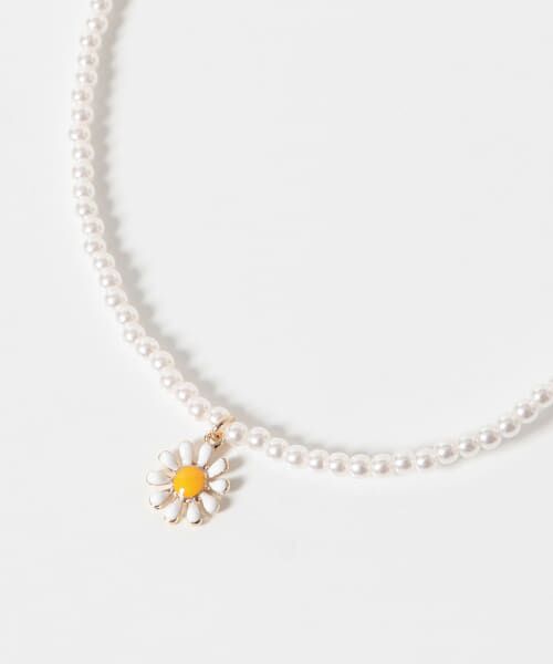 ＊＊URBAN RESEARCH DOORS / アーバンリサーチ ドアーズ その他 | MILK x SODA　OLIVIA DAISY NECKLACE(KIDS)（WHITE）