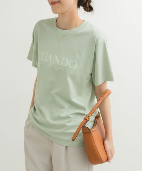 ＊＊URBAN RESEARCH DOORS / アーバンリサーチ ドアーズ Tシャツ | ロゴプリントTシャツ（MINT）