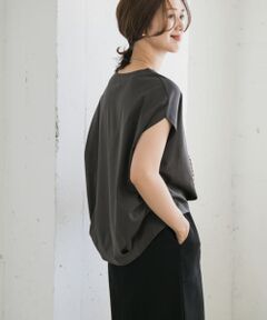 コットンバックタックフレンチプルオーバー