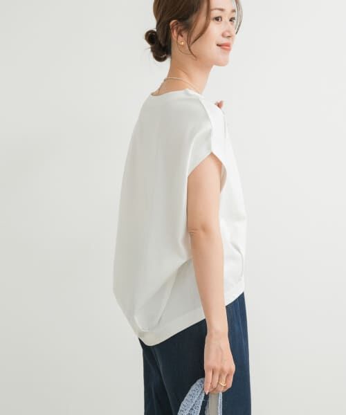 セール】 コットンバックタックフレンチプルオーバー （Tシャツ