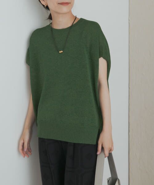 TELA ニット 透かし編みドロストニット 327131（ニット/セーター）｜Heather