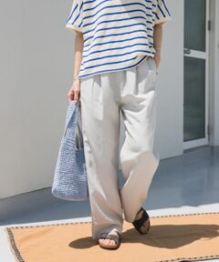 ＊＊URBAN RESEARCH DOORS / アーバンリサーチ ドアーズ その他パンツ | リネン混イージーパンツ