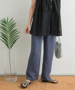＊＊URBAN RESEARCH DOORS / アーバンリサーチ ドアーズ その他パンツ | リネン混イージーパンツ