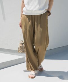 『UVカット/接触冷感/吸水速乾』ドライタッチリラックスパンツ