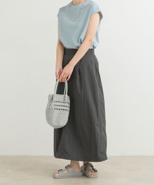 ＊＊URBAN RESEARCH DOORS / アーバンリサーチ ドアーズ スカート | 撥水フレアスカート（CHARCOAL）