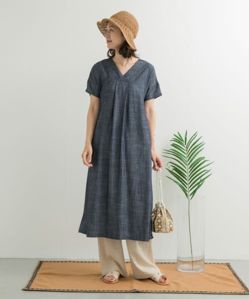 ワンピース51-76まで26冊セット 80/2 プレーンジャージレディースワンピース(38(M) ネイビー