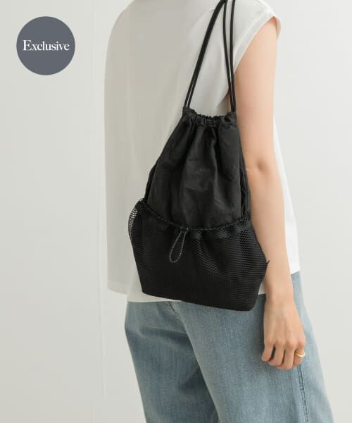 ＊＊URBAN RESEARCH DOORS / アーバンリサーチ ドアーズ リュック・バックパック | 『別注』rerer×DOORS　airbagナップサック（BLACK）