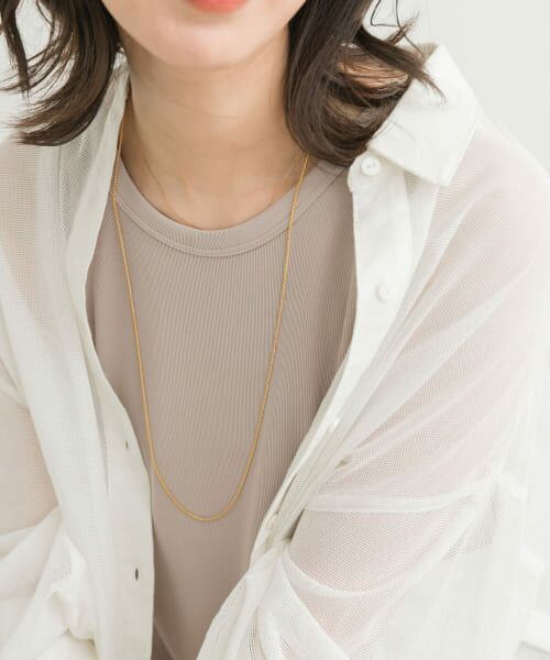 ＊＊URBAN RESEARCH DOORS / アーバンリサーチ ドアーズ ネックレス・ペンダント・チョーカー | ワンチェーンYネックレス（GOLD）