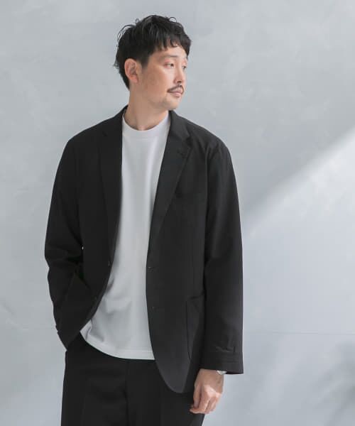 ＊＊URBAN RESEARCH DOORS / アーバンリサーチ ドアーズ その他アウター | 『イージーケア』LIFE STYLE TAILOR　カルゼストレッチコンフォータブルジャケット（BLACK）