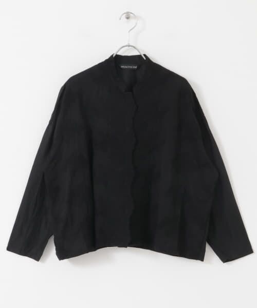 mizuiroind　lacestandcollar wideshirts MIZUIROIND | mizuiro ind lacestandcollar wideshirts - Buyee