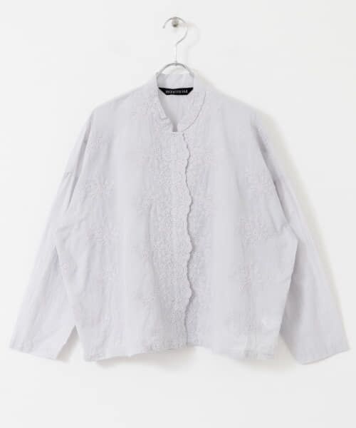 mizuiro ind lacestandcollar wideshirts （シャツ・ブラウス