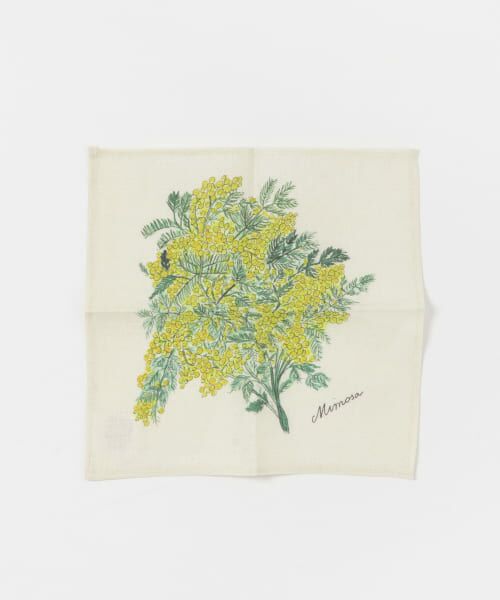 ＊＊URBAN RESEARCH DOORS / アーバンリサーチ ドアーズ タオル | 『WEB限定』fog linen work　ミニハンカチ ISABELLE BOINOT（ミモザ）