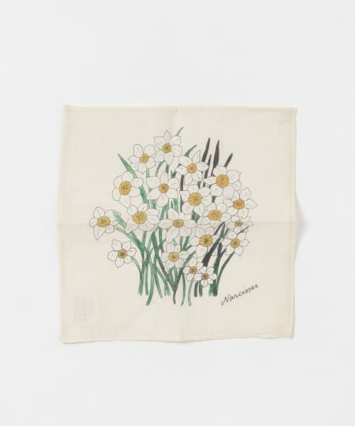 ＊＊URBAN RESEARCH DOORS / アーバンリサーチ ドアーズ タオル | 『WEB限定』fog linen work　ミニハンカチ ISABELLE BOINOT（スイセン）