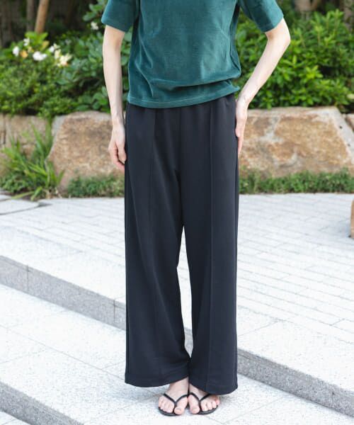 ＊＊URBAN RESEARCH DOORS / アーバンリサーチ ドアーズ その他パンツ | FORK&SPOON　ドライタッチカットパンツ（BLACK）