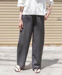 FORK&SPOON　サッカーチェックイージーパンツ