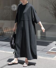 ＊＊URBAN RESEARCH DOORS / アーバンリサーチ ドアーズ ワンピース | FORK&SPOON　モダールカノコクルーネックワンピース
