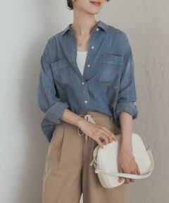 ＊＊URBAN RESEARCH DOORS / アーバンリサーチ ドアーズ シャツ・ブラウス | 『WEB先行販売』シアーデニムシャツ