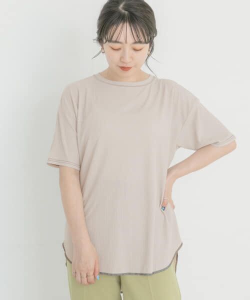 URBAN RESEARCH ITEMS / アーバンリサーチ アイテムズ Tシャツ | シアーテレコハンソデTシャツ | 詳細14