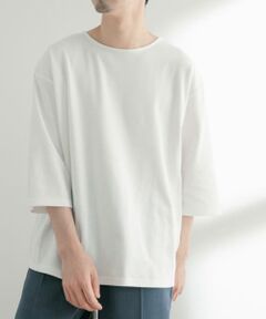 クールタッチポンチ 7分袖ビッグTシャツ