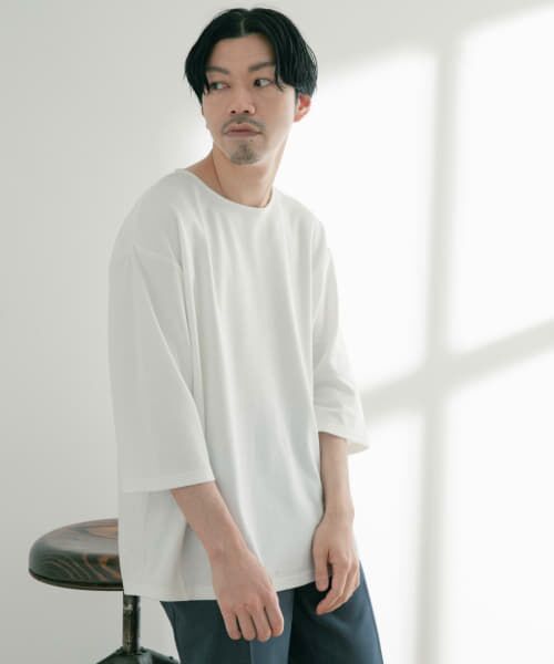 URBAN RESEARCH ITEMS / アーバンリサーチ アイテムズ Tシャツ | クールタッチポンチ 7分袖ビッグTシャツ | 詳細2